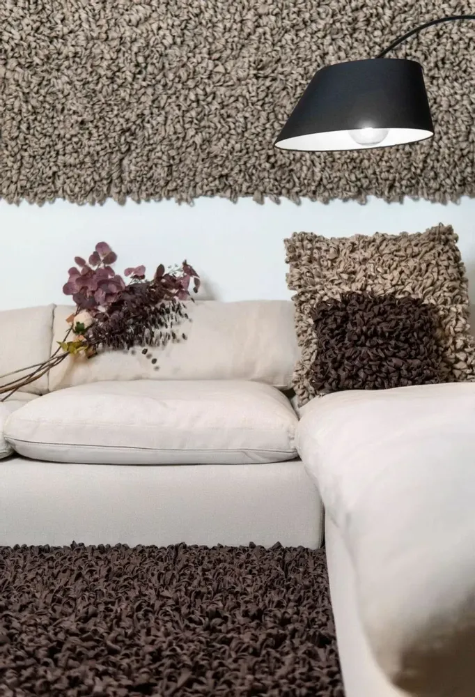 Fabric cushions - Handmade Decorative Cushion. Upcycled Decor from Portugal. White - SOWL
