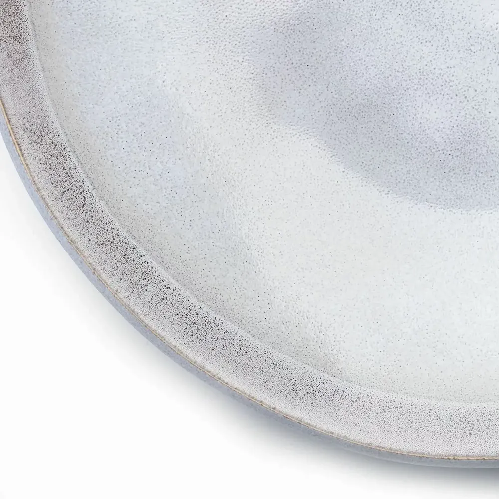 Platter and bowls - Plates MOON. Portuguese ceramics. Grey - SOWL