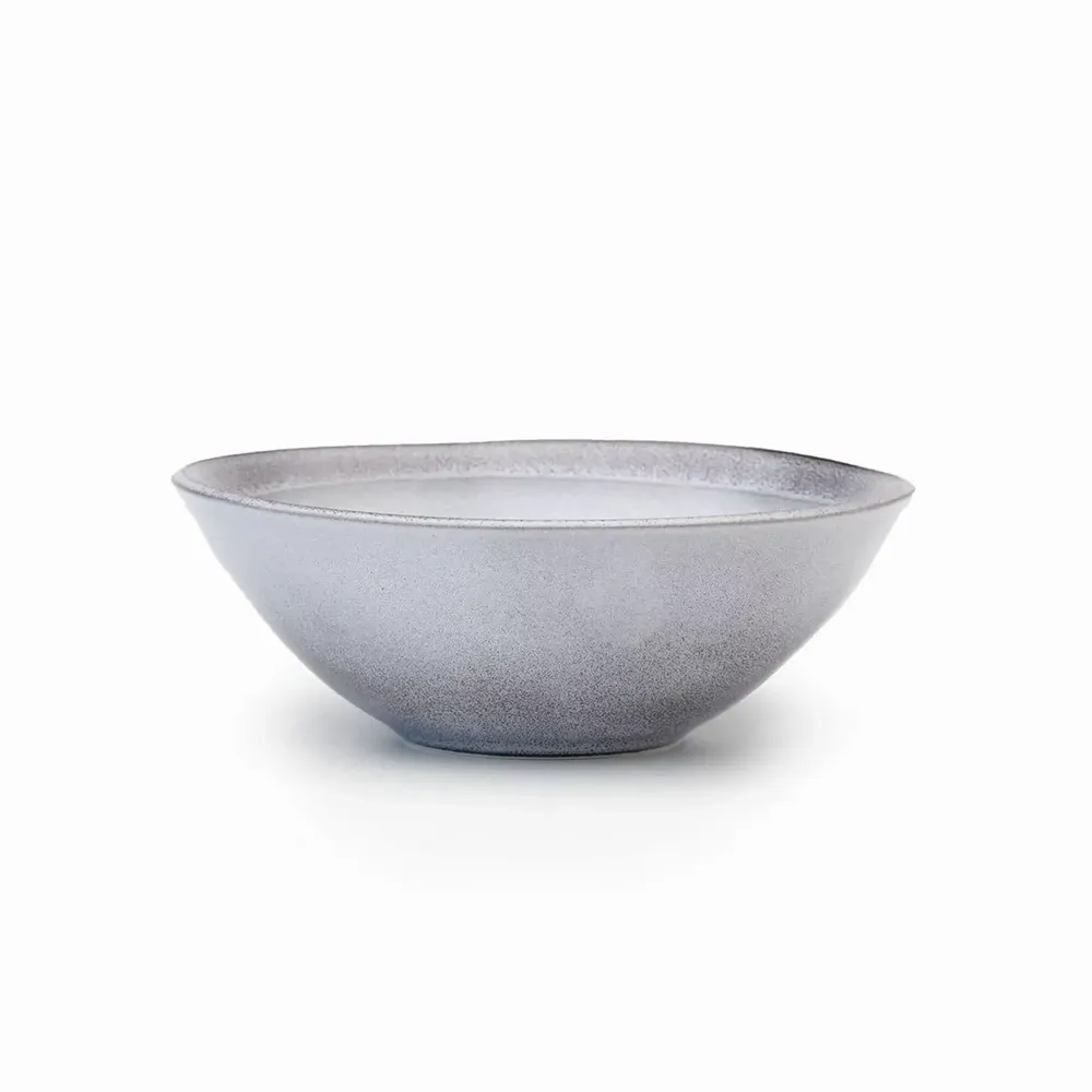 Platter and bowls - Plates MOON. Portuguese ceramics. Grey - SOWL