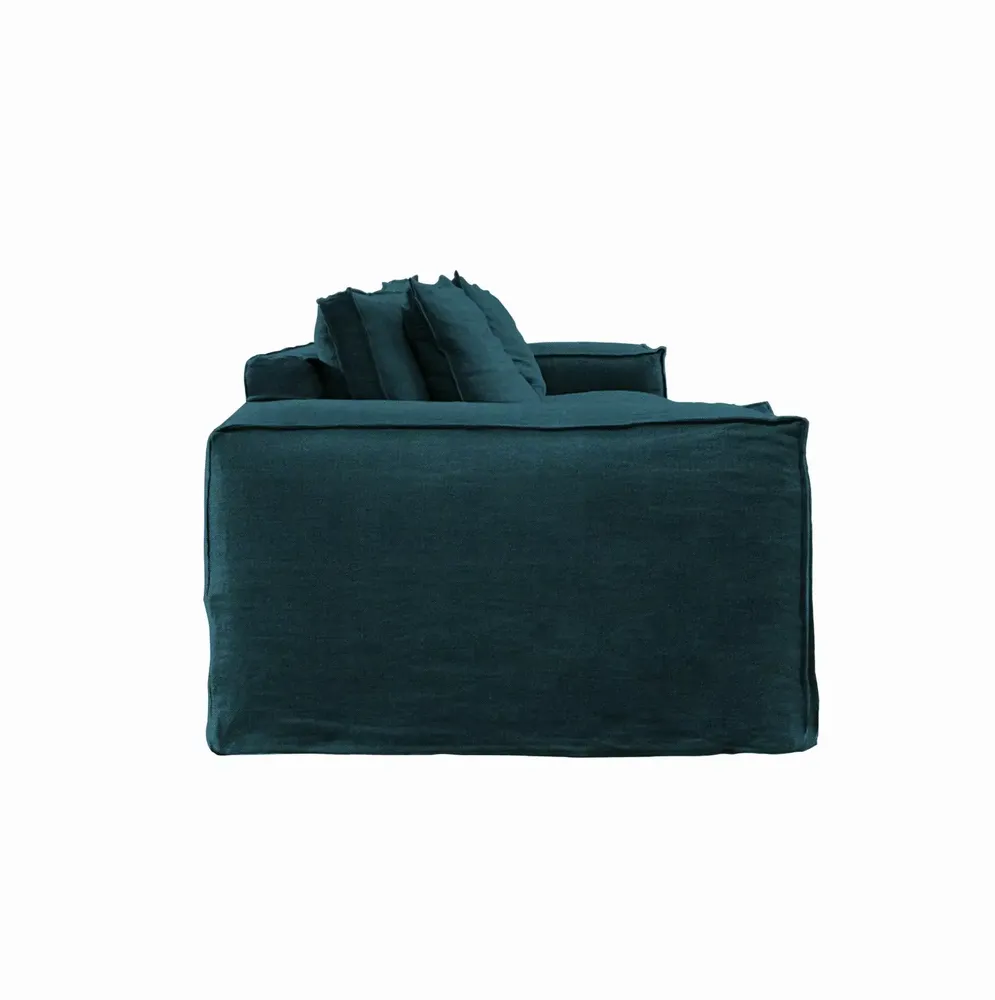 Sofas - Portobello ocean blue sofa - 3 seats - JOLI JOUR PARIS