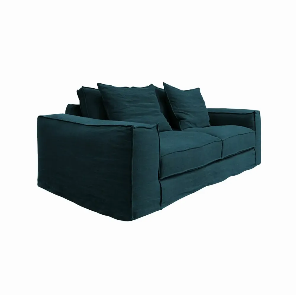 Sofas - Portobello ocean blue sofa - 4 seats - JOLI JOUR PARIS