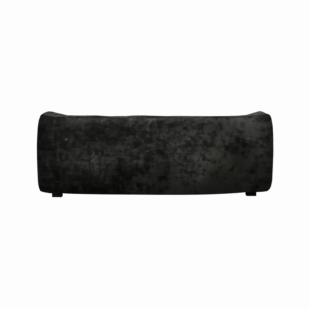 Sofas - Soho Black Sofa - 2 seats - JOLI JOUR PARIS