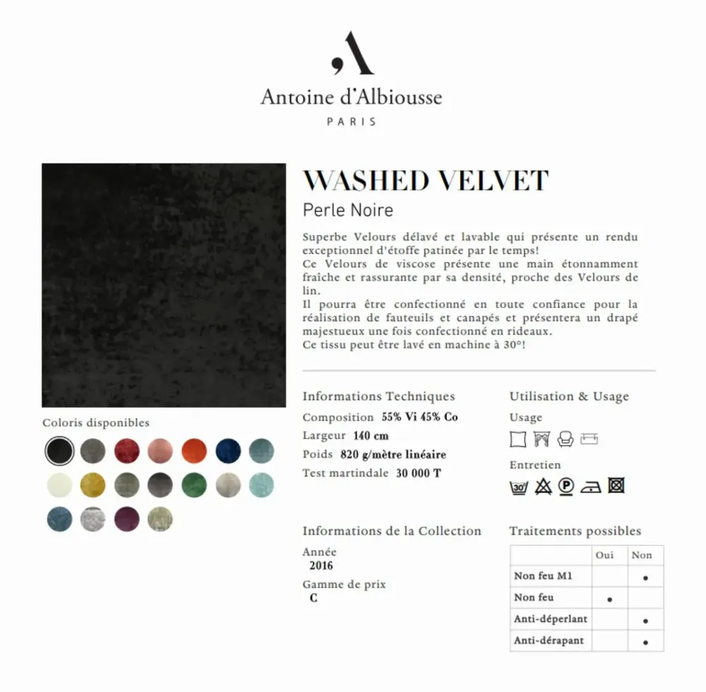 Sofas - Soho Black Sofa - 2 seats - JOLI JOUR PARIS