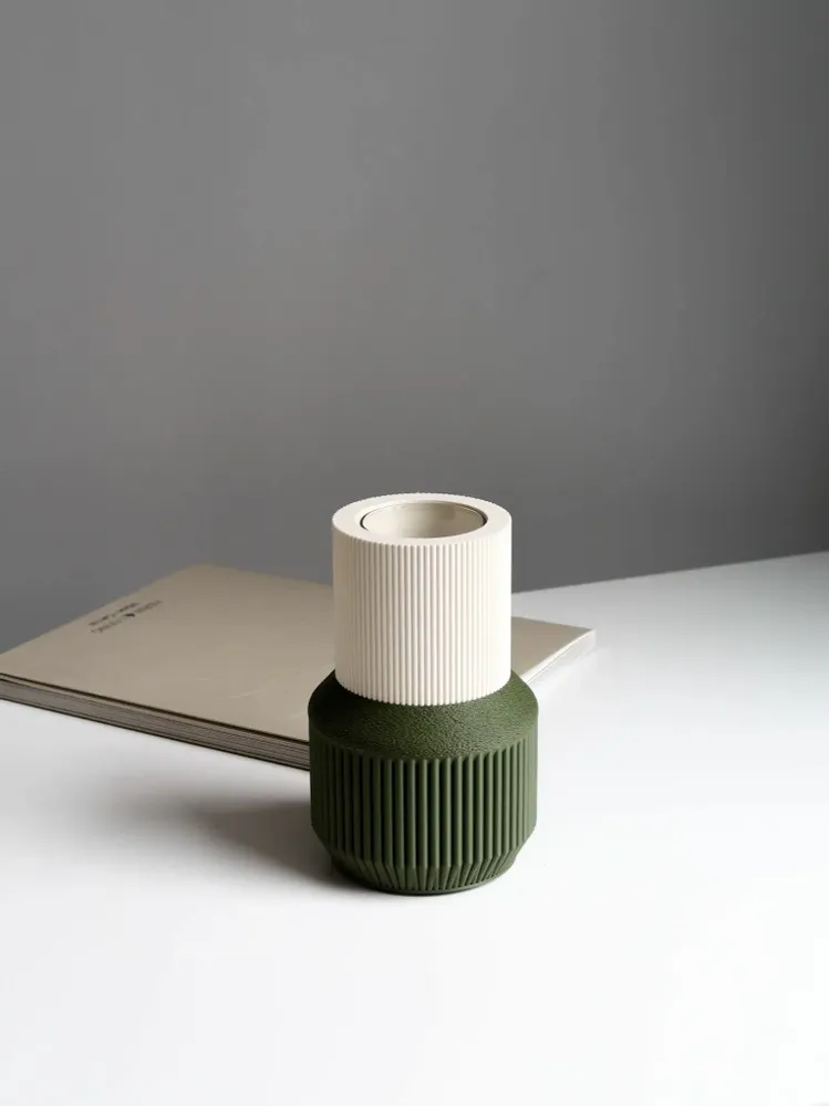 Vases - VASE DESIGN ET COLLECTION INSPIRE POUR BOUGIES - MENDELEK STUDIO