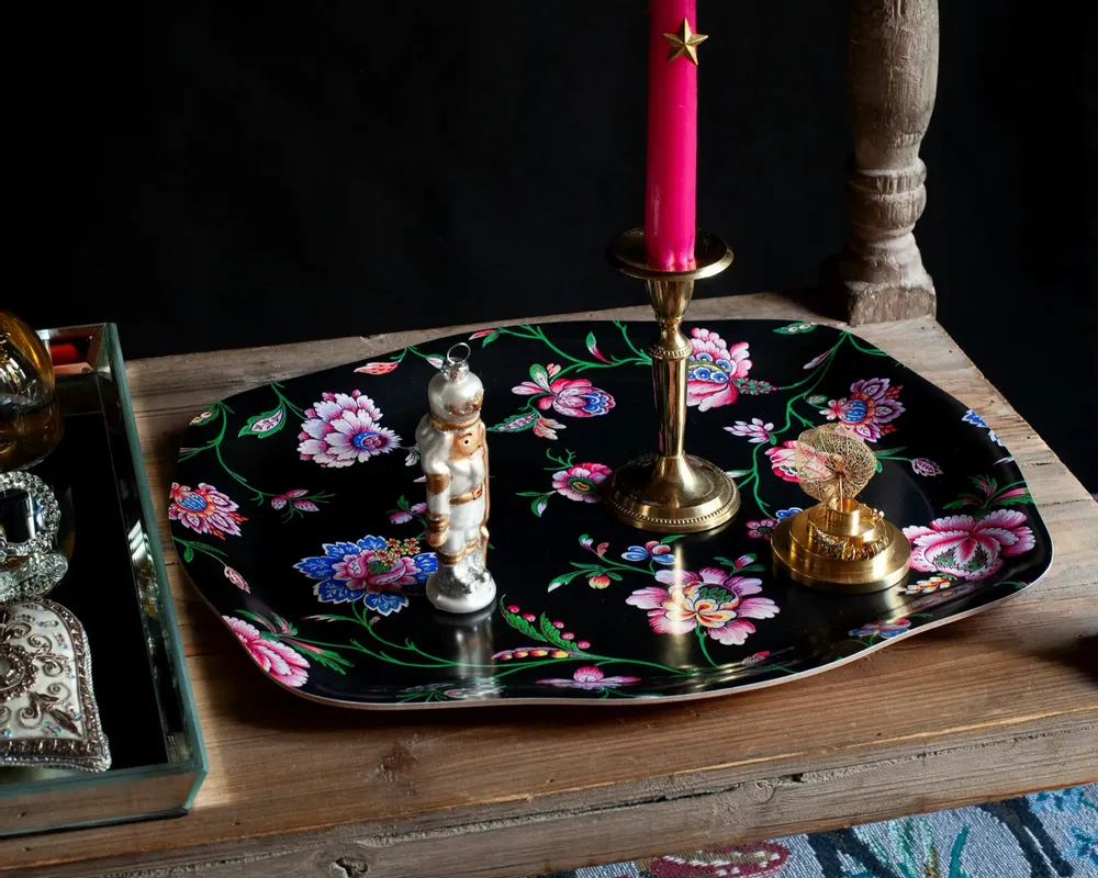 Plateaux - Plateau rococo Pondichéry - PARADISIO IMAGINARIUM