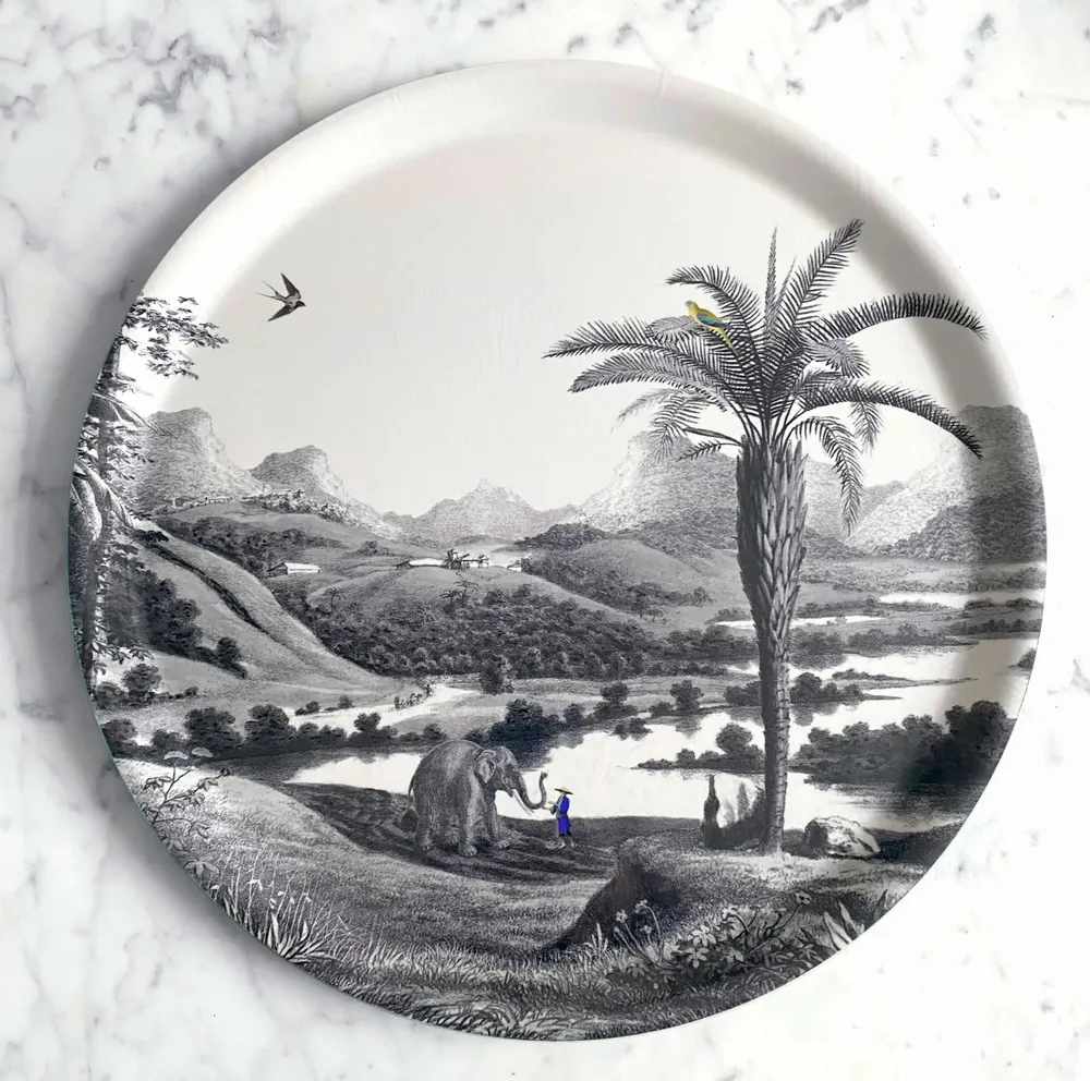 Plateaux - plateau rond Mékong - PARADISIO IMAGINARIUM