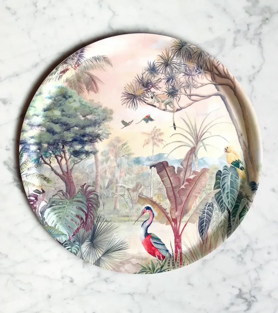 Trays - Utopia round tray - PARADISIO IMAGINARIUM