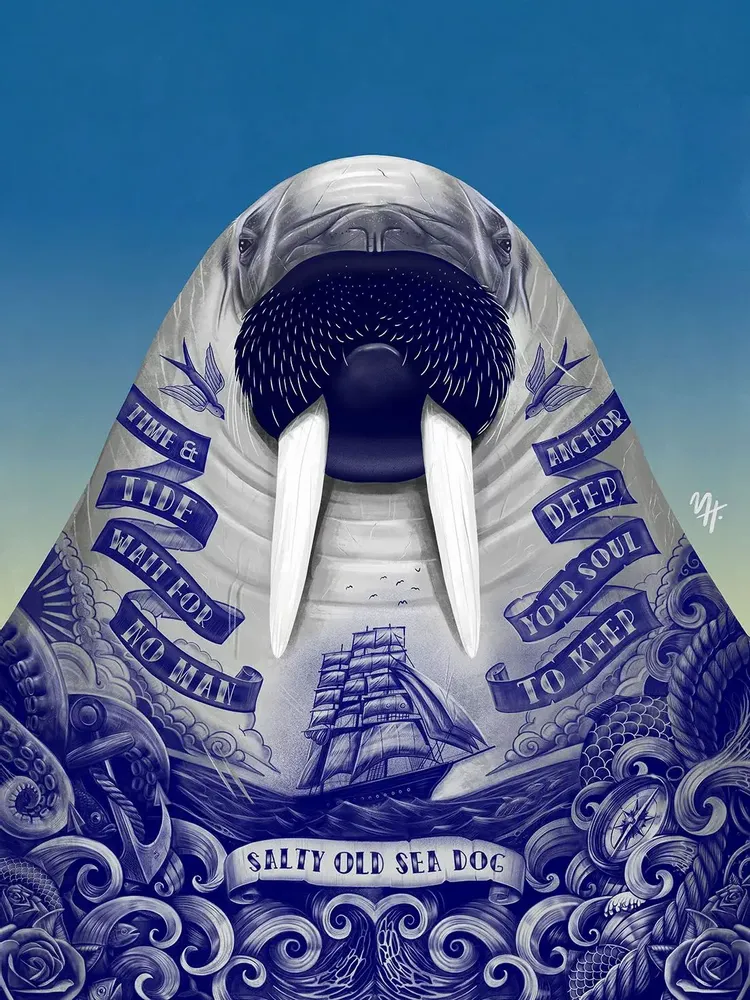 Poster - Mark Harrison Collection - BLUE SHAKER