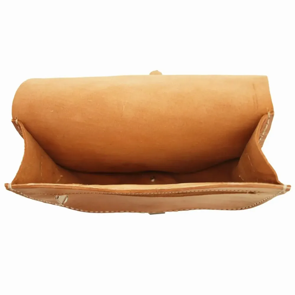 Petite maroquinerie - Grand sac de selle en cuir - BERBER LEATHER
