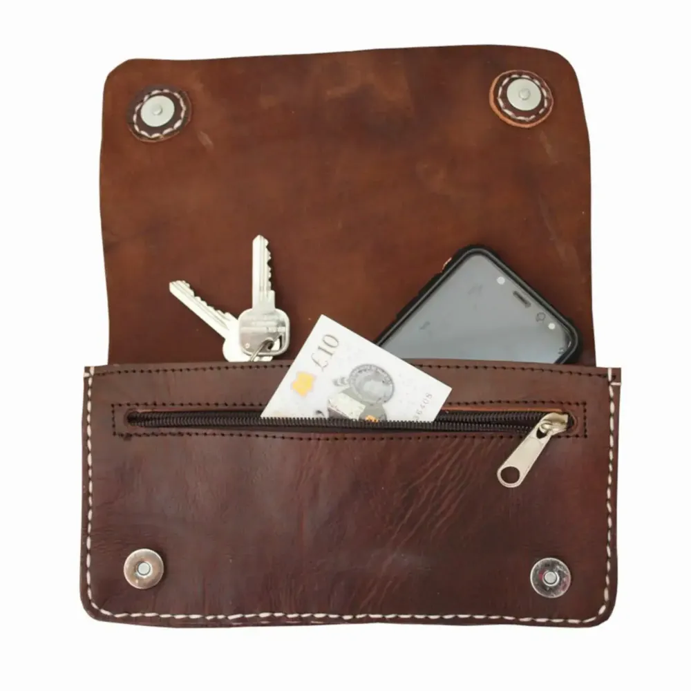 Bags and totes - Kenitra leather shoulder bag - magnetic closure - BERBER LEATHER