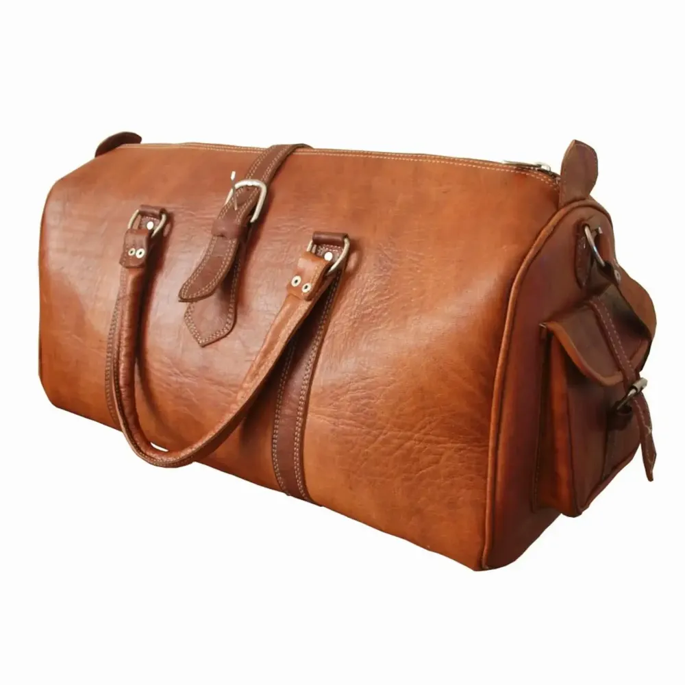 Leather goods - Leather weekend bag - BERBER LEATHER