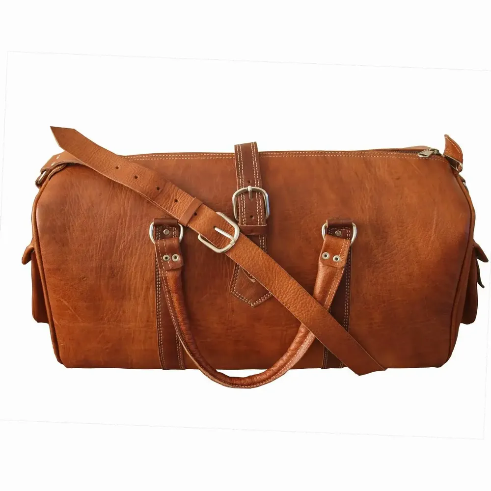 Leather goods - Leather weekend bag - BERBER LEATHER