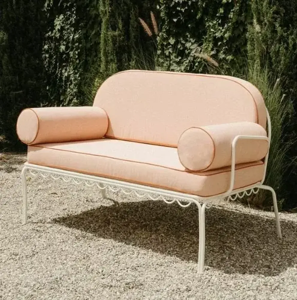 Lawn armchairs - The Al Fresco Love Seat - BUSINESS & PLEASURE CO.