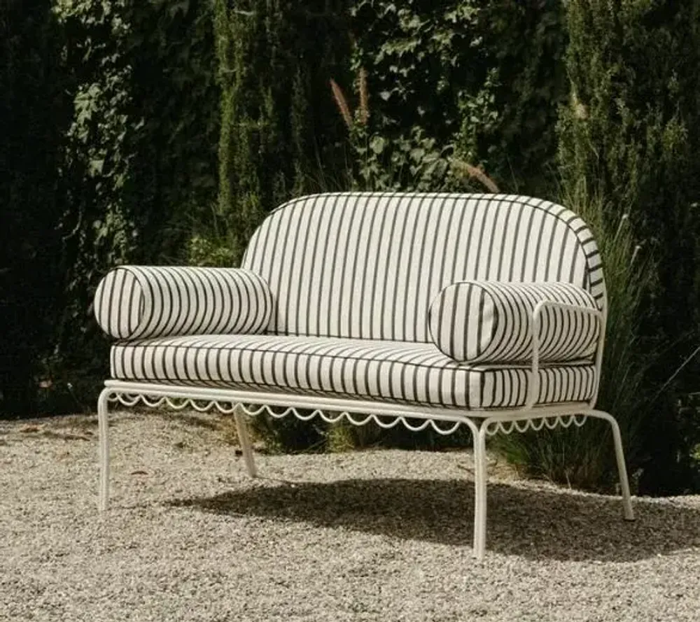Lawn armchairs - The Al Fresco Love Seat - BUSINESS & PLEASURE CO.