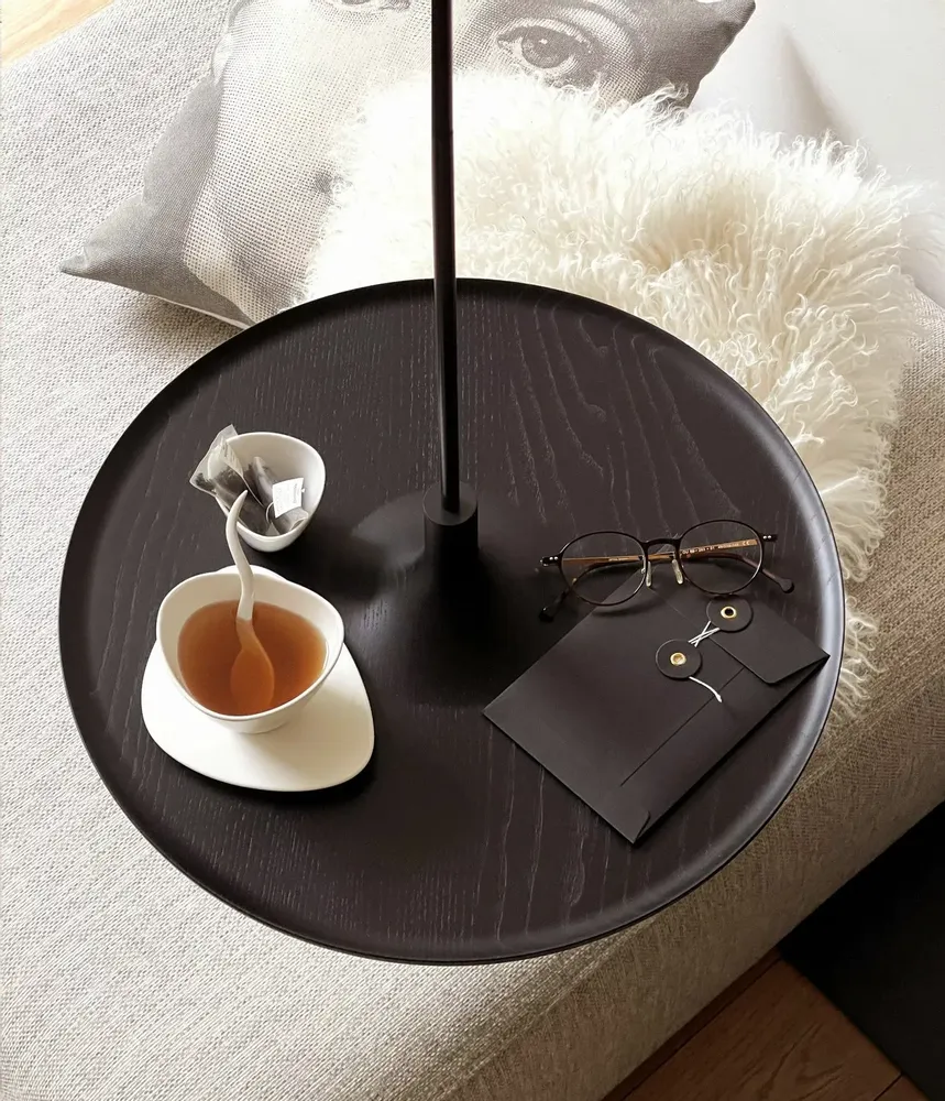 Etagères - Vide-poche étagère TOUPY - Frêne lasuré noir - MADEMOISELLE JO