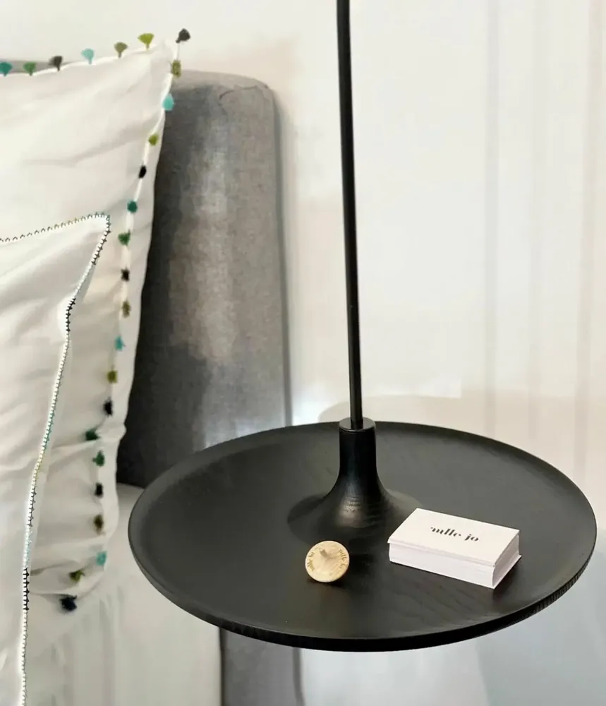 Etagères - Vide-poche étagère TOUPY - Frêne lasuré noir - MADEMOISELLE JO