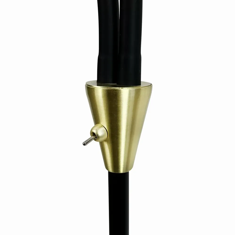 Floor lamps - Lilje Black/ brass Floor lamp - DYBERG LARSEN
