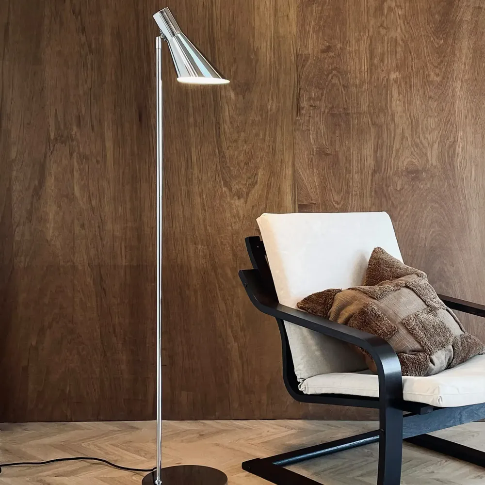 Floor lamps - DL12 Chrome Floor lamp - DYBERG LARSEN