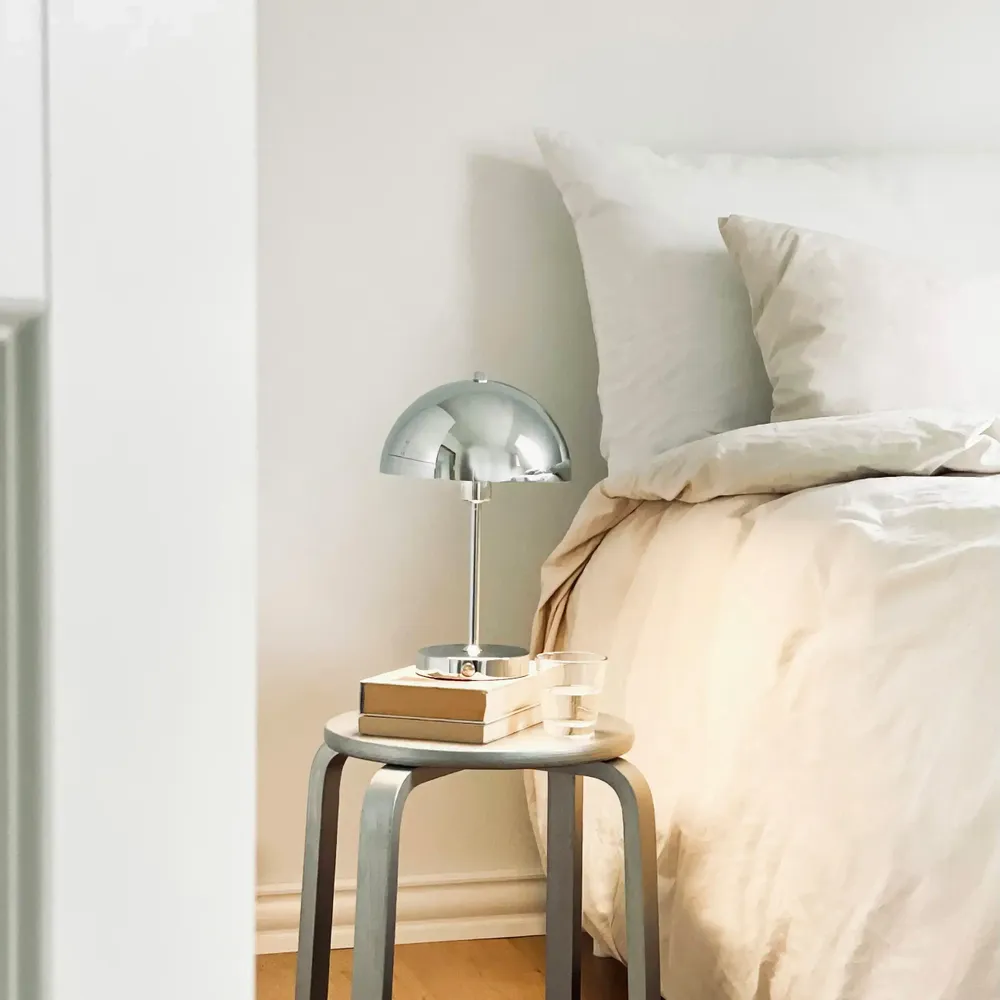 Table lamps - Stockholm LED Chrome Table Lamp v. 2.0 - DYBERG LARSEN