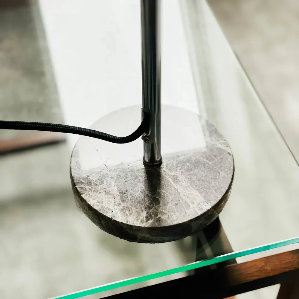 Lampes à poser - Lampe de table Stockholm D20 en chrome/marbre - DYBERG LARSEN