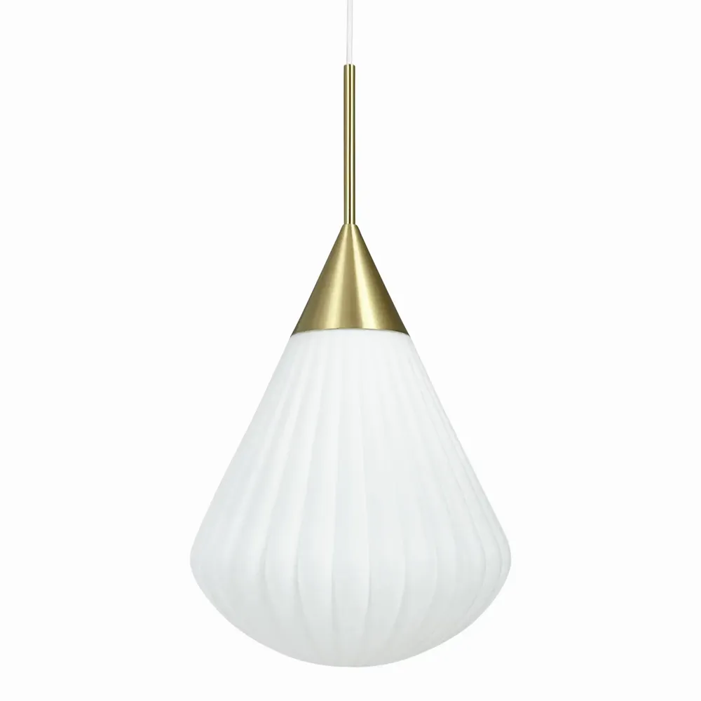 Suspensions - Ballon Opale/laiton Pendentif Grand - DYBERG LARSEN