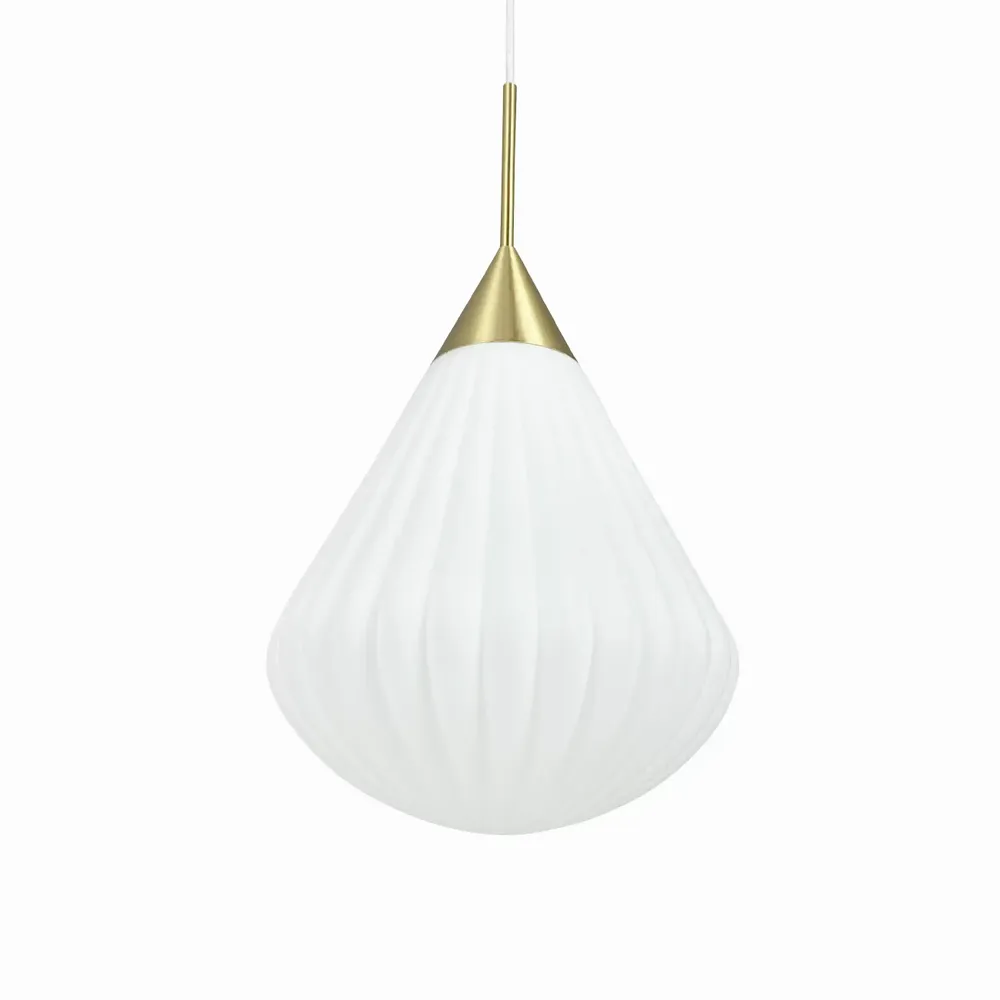 Suspensions - Ballon Opale/laiton Pendentif Grand - DYBERG LARSEN