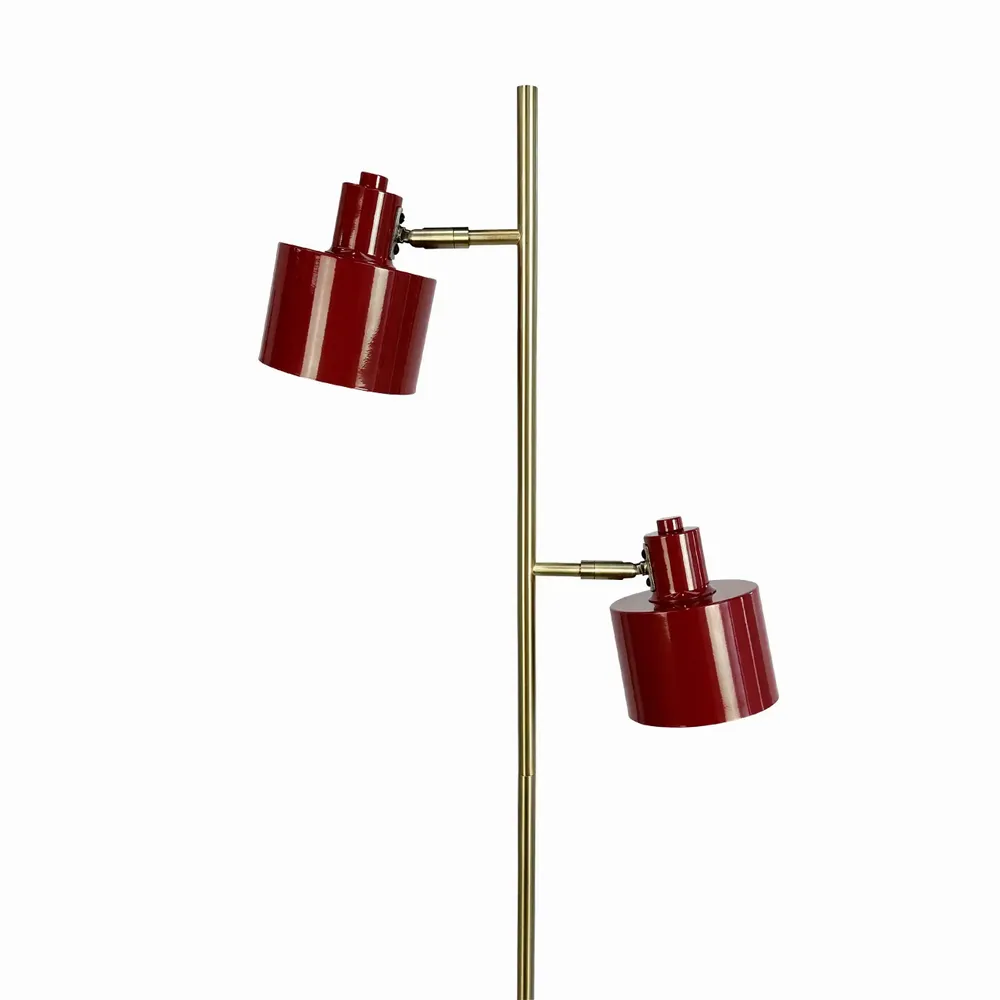 Floor lamps - Ocean Dark red/ brass Floor lamp - DYBERG LARSEN