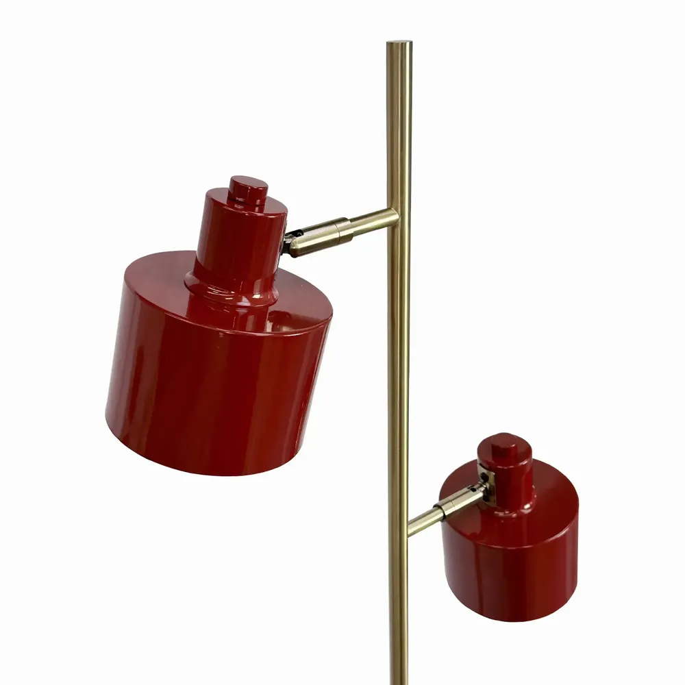 Floor lamps - Ocean Dark red/ brass Floor lamp - DYBERG LARSEN