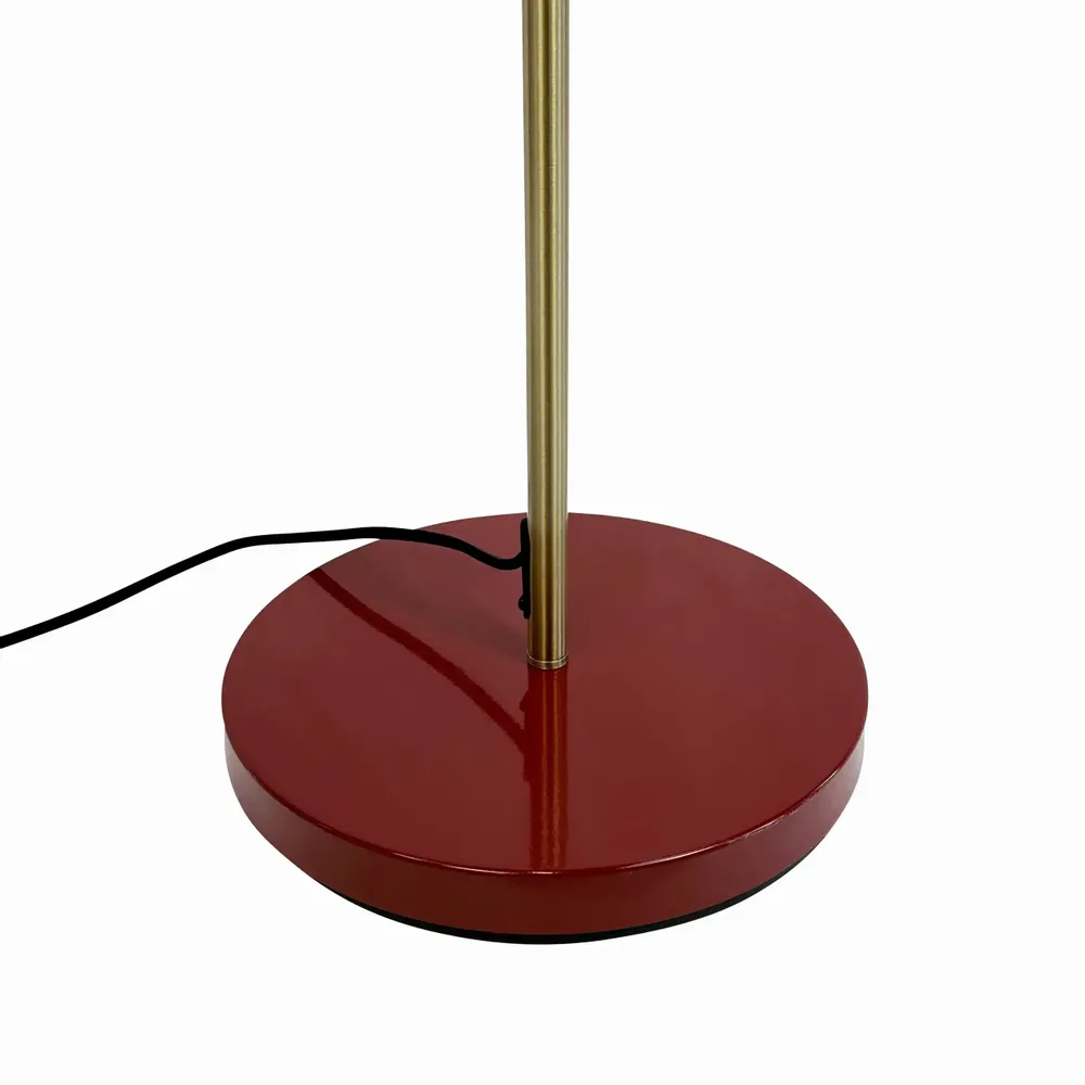 Floor lamps - Ocean Dark red/ brass Floor lamp - DYBERG LARSEN