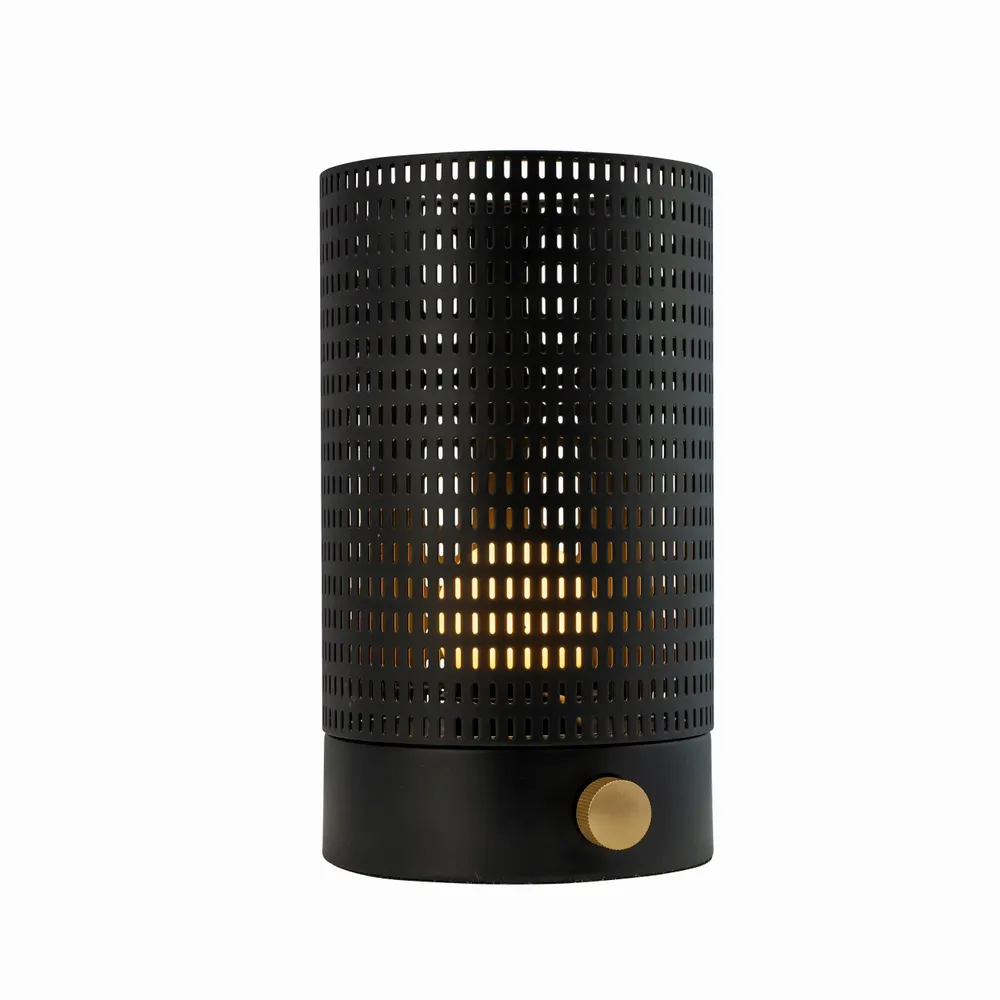 Lampes à poser - Lanterne grillagée noir/laiton - DYBERG LARSEN