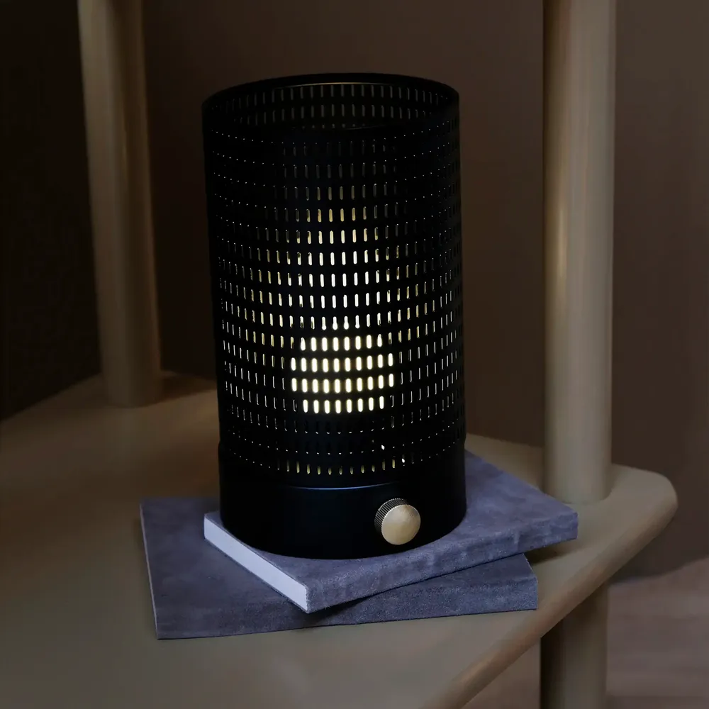 Lampes à poser - Lanterne grillagée noir/laiton - DYBERG LARSEN