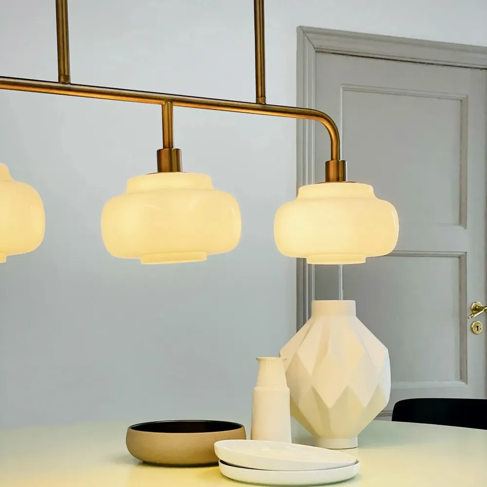 Suspensions - Suspension de table longue Ossett Opale/bronze - DYBERG LARSEN