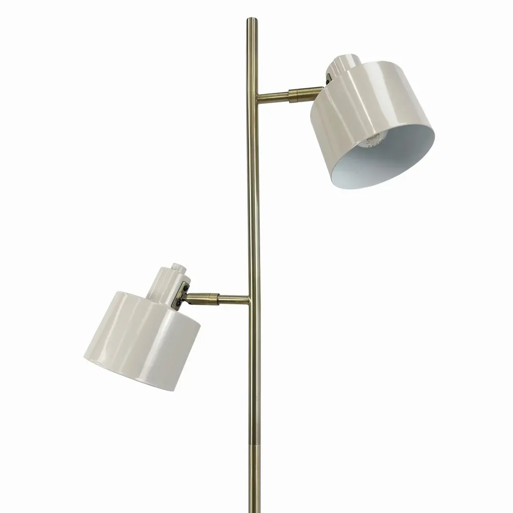 Floor lamps - Ocean beige/ Brass Floor lamp - DYBERG LARSEN