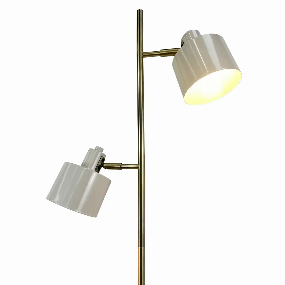 Floor lamps - Ocean beige/ Brass Floor lamp - DYBERG LARSEN
