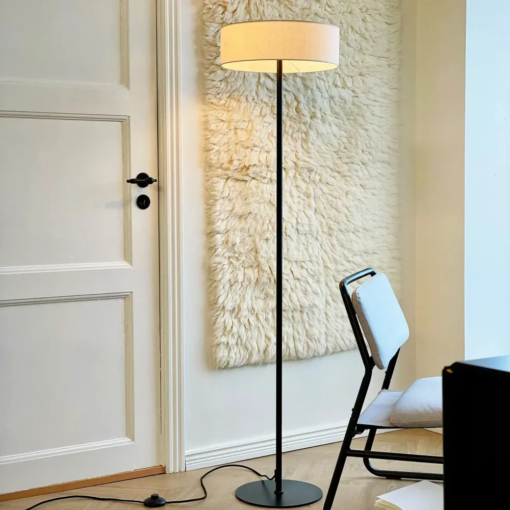 Floor lamps - Calix floor lamp with fabric shade - DYBERG LARSEN