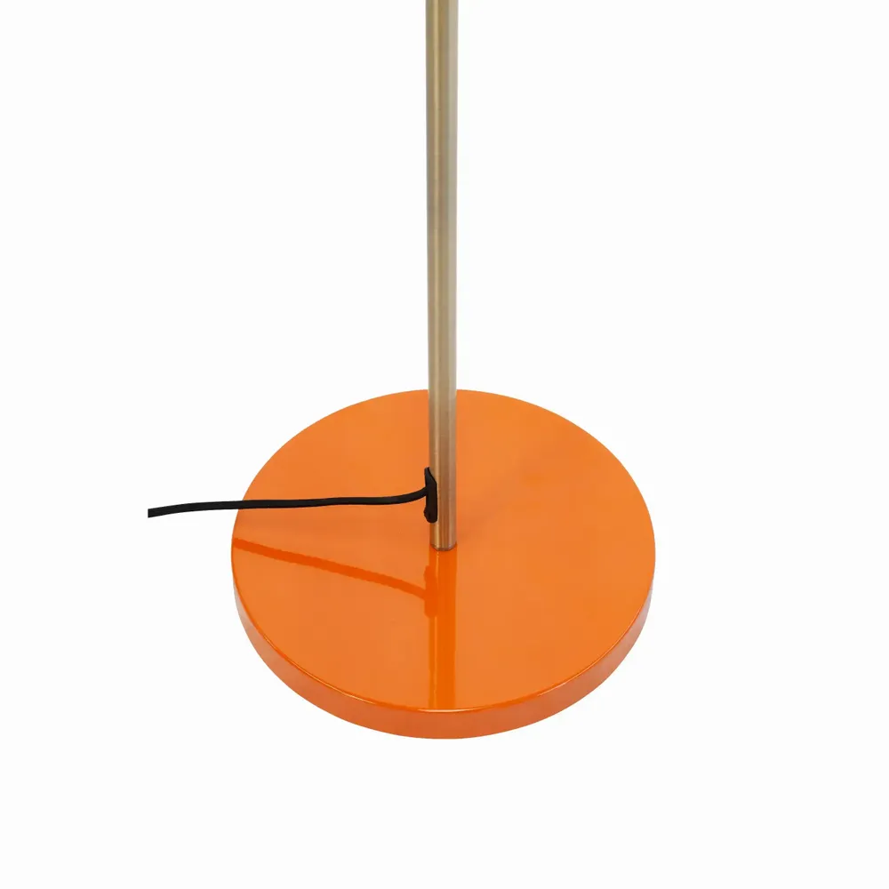 Floor lamps - Ocean orange/ brass floor lamp - DYBERG LARSEN