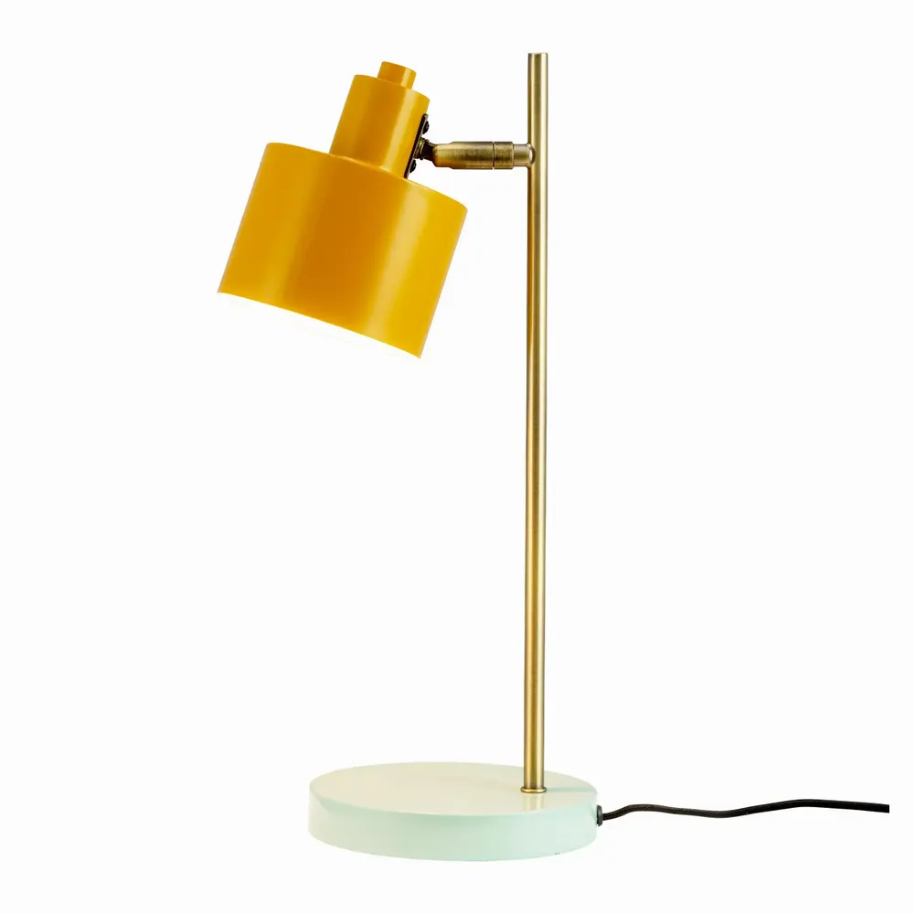 Lampes à poser - Lampe de table curry océan/laiton/turquoise - DYBERG LARSEN