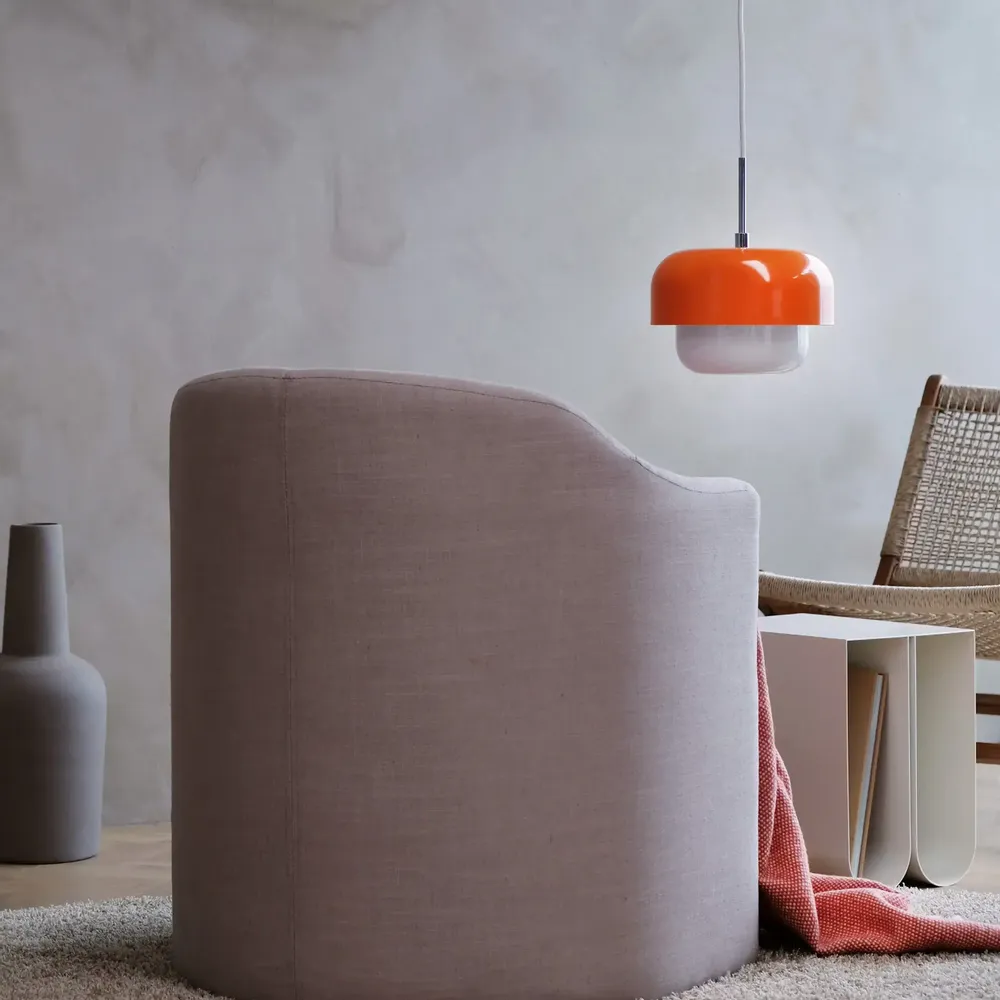 Hanging lights - Haipot D23 orange pendant - DYBERG LARSEN