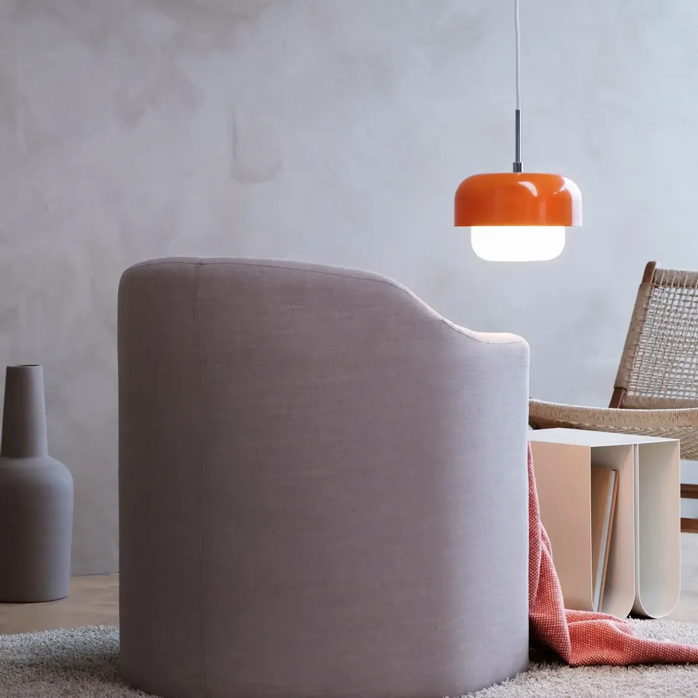 Hanging lights - Haipot D23 orange pendant - DYBERG LARSEN