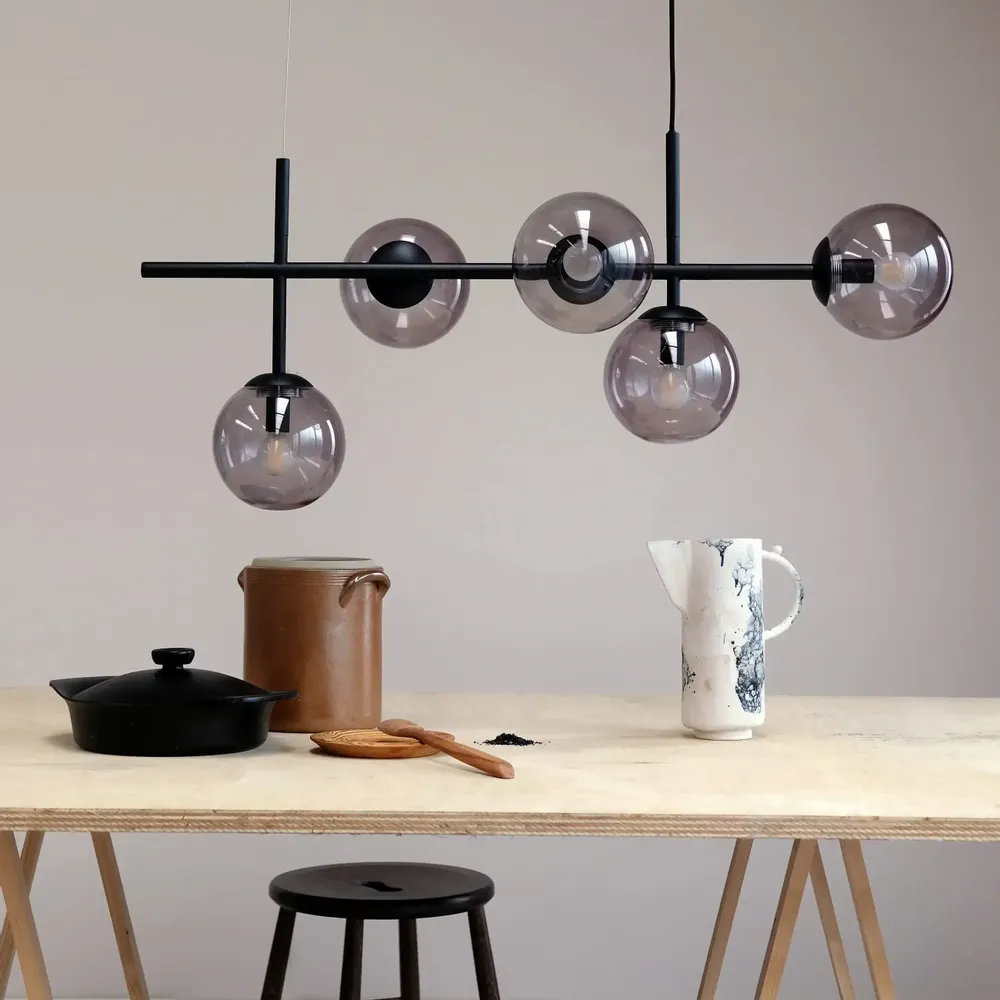 Suspensions - Como Longue suspension de table noir - DYBERG LARSEN