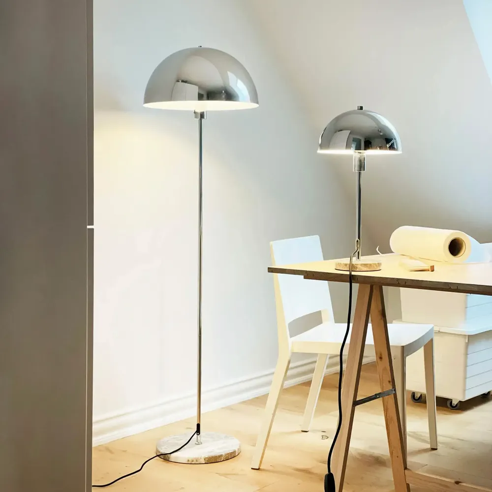 Lampadaires - Lampadaire Stockholm Chrome/Marbre - DYBERG LARSEN
