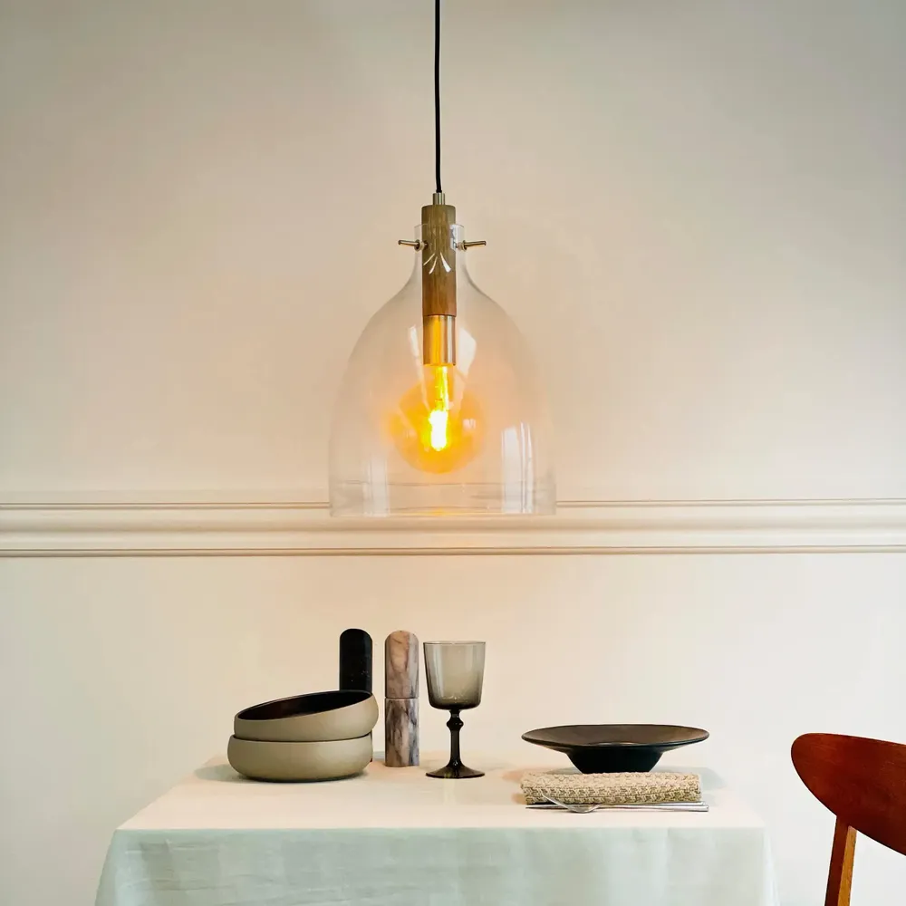Suspensions - Bistro D30 Suspension Verre clair - DYBERG LARSEN
