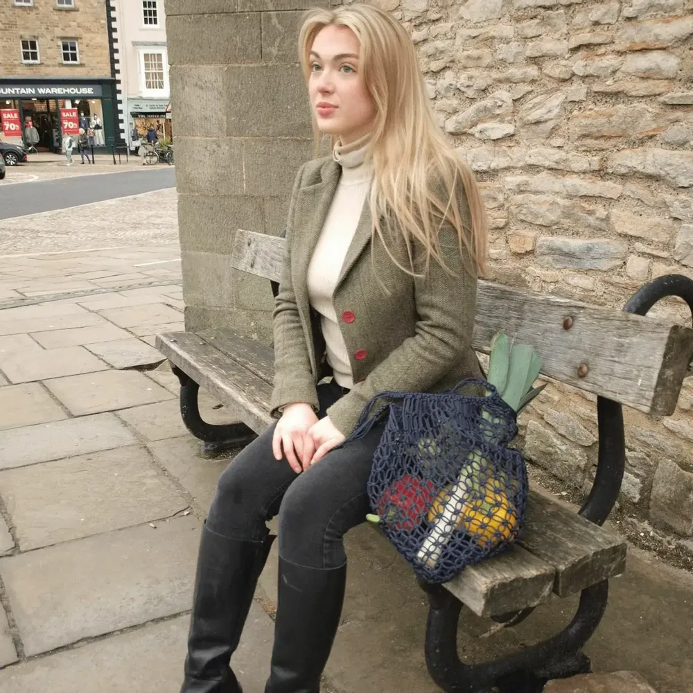 Sacs et cabas - Sac fourre-tout en macramé tissé à la main - BERBER LEATHER