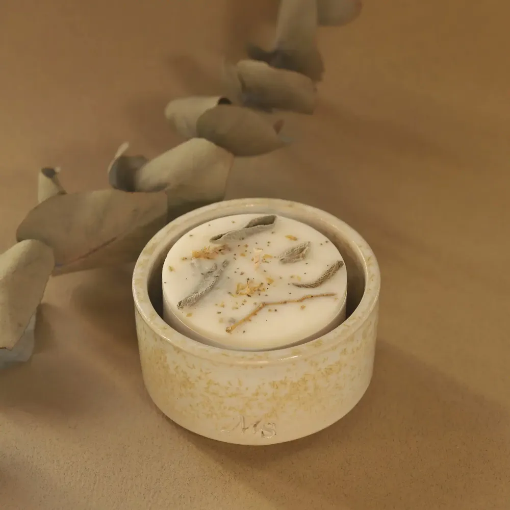 Décorations florales - Bougie votive - Jardin intérieur (80G) - MAISON SÉJOUR