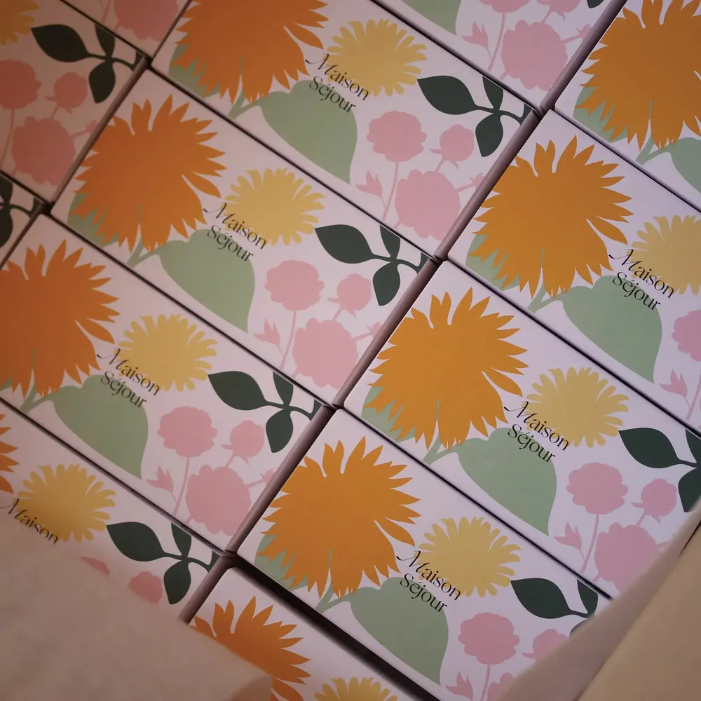 Coffrets et boîtes - Coffret Duo - Le fleuri - Bougies votives (2x80G) - MAISON SÉJOUR