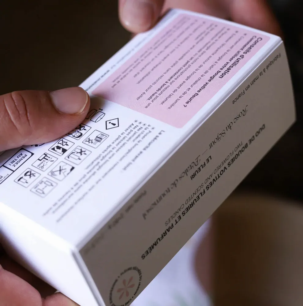 Coffrets et boîtes - Coffret Duo - Le fleuri - Bougies votives (2x80G) - MAISON SÉJOUR