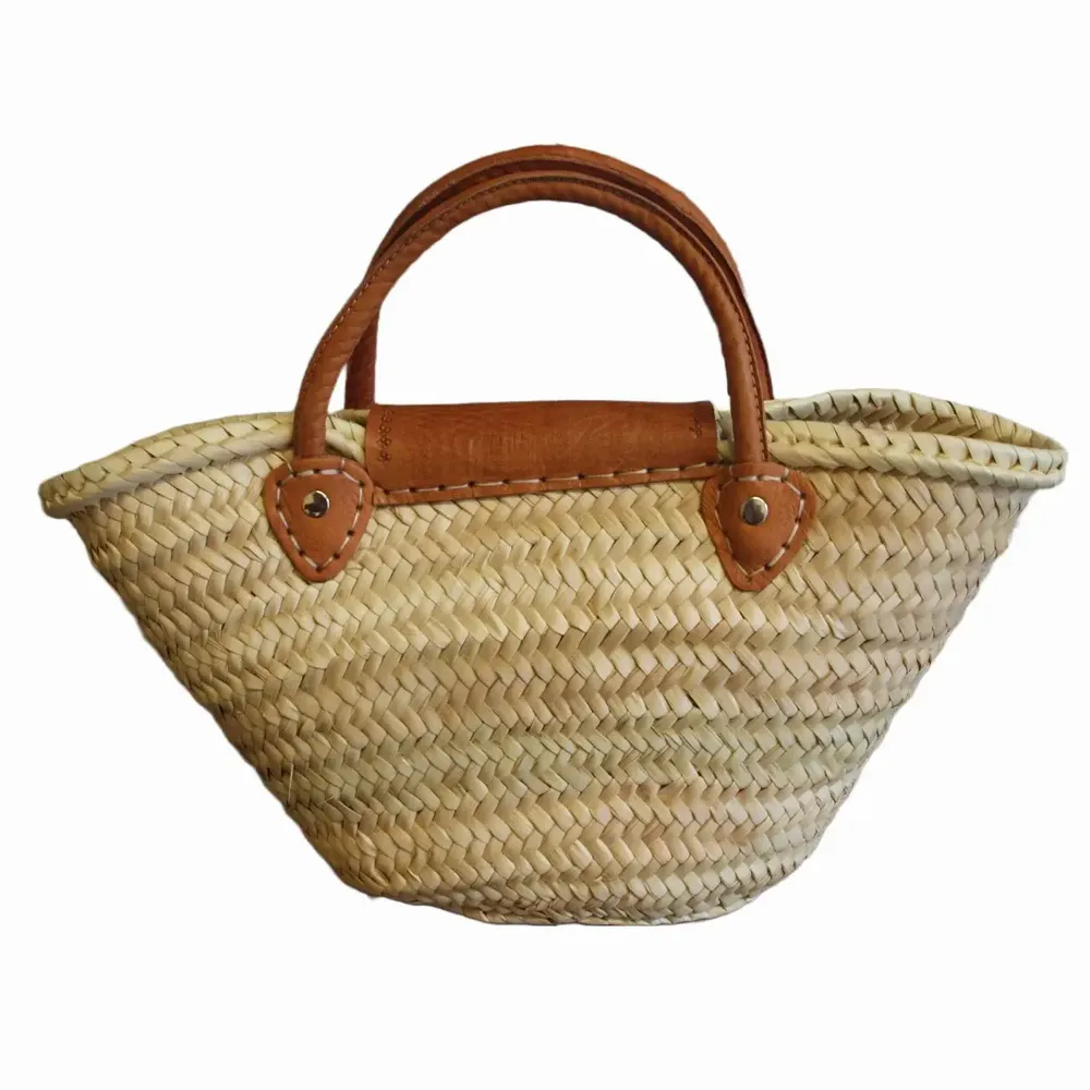 Sacs et cabas - Sac fourre-tout de plage en rotin - Le Safi - BERBER LEATHER
