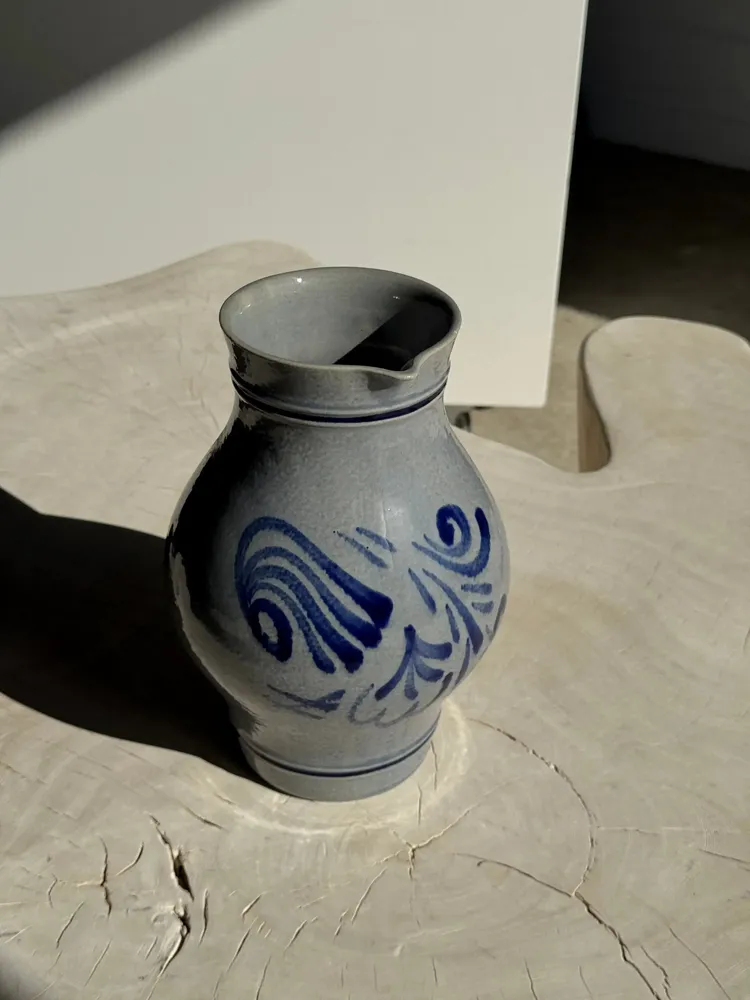 Carafes - Grand broc bleu West Germany - OFFICE OBJETS