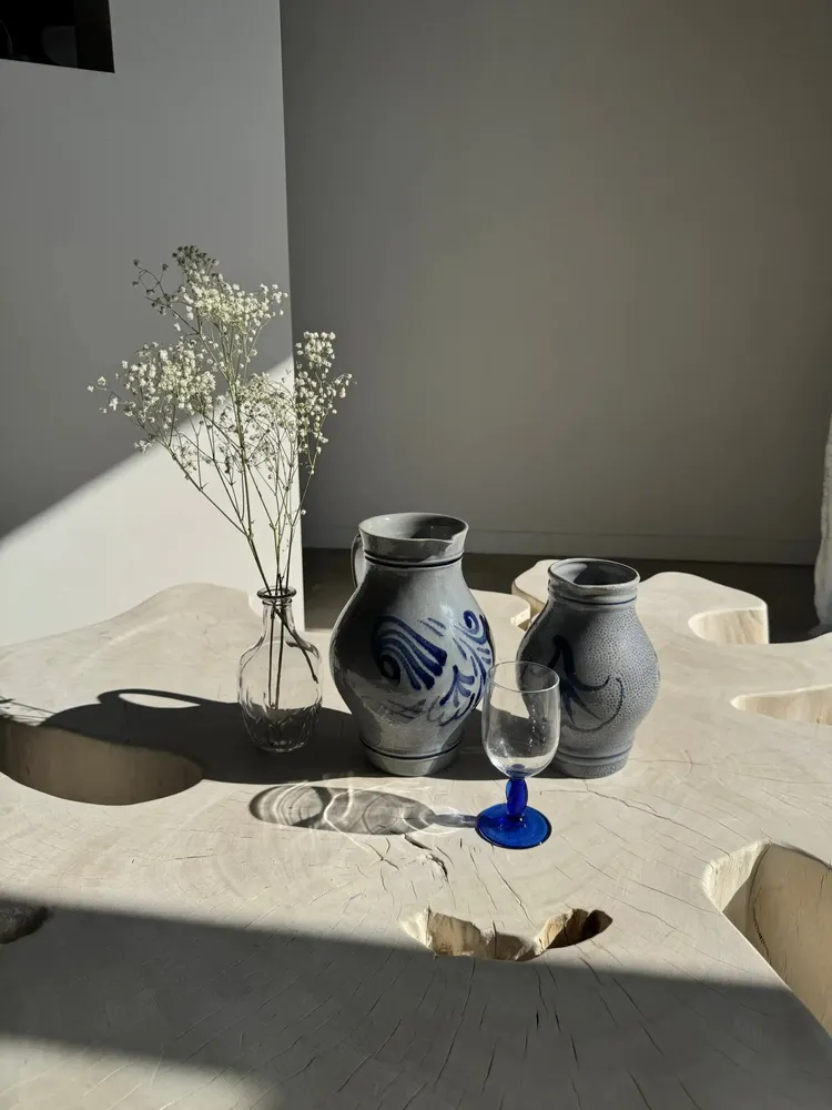 Carafes - Grand broc bleu West Germany - OFFICE OBJETS