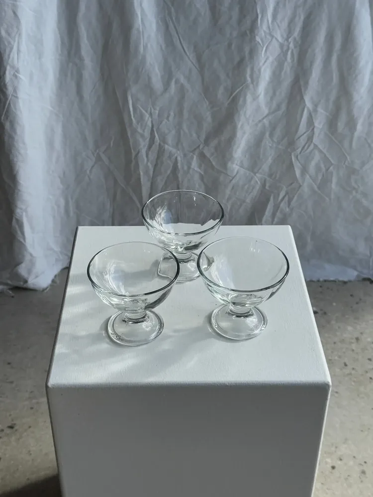 Accessoires à poser - 3 coupes vintage en verre italien - OFFICE OBJETS